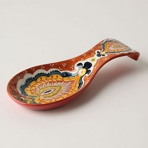 Anthropologie ceramic spoon rest